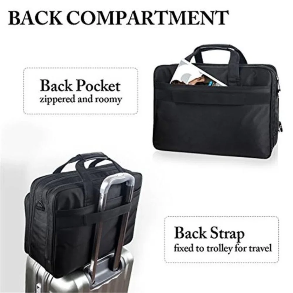 18 Inch Gaming Laptop Briefcase Expandable Travel Work Computer Bag